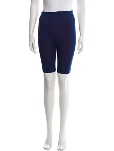 Pre-owned Rhude Nylon Knee-length Shorts In Blue