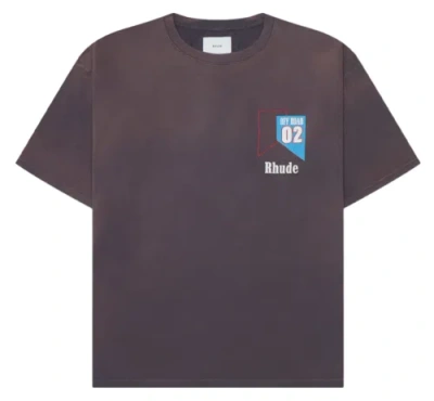 Pre-owned Rhude Off-road 02 Short Sleeve Tee Shirt Vintage Grey