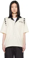 Rhude Off-white & Black Chamonix Alpine Shirt In 0128 White/black