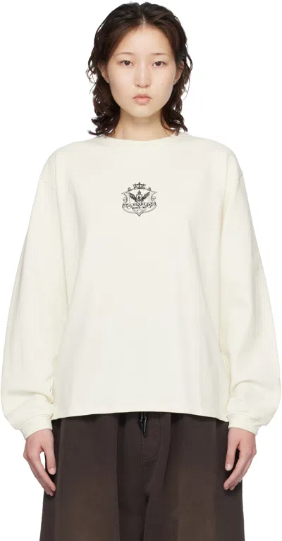 Rhude Off-white Grand Cru Crest Ls T-shirt