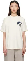 Rhude Off-white Moonlight T-shirt In White