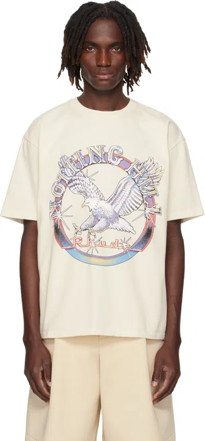 RHUDE OFF-WHITE 'NOTTING HILL' EAGLE T-SHIRT