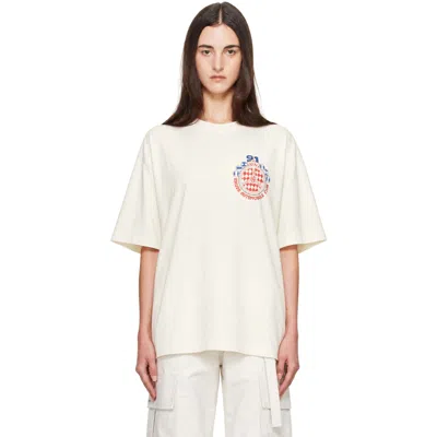 Rhude Off-white '' Automobile Club T-shirt In 8607vintage White /