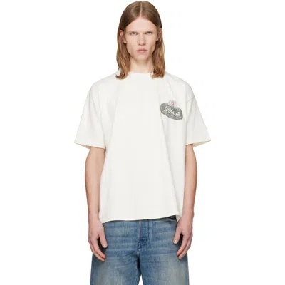 Rhude Desert Crest Graphic Tee In White
