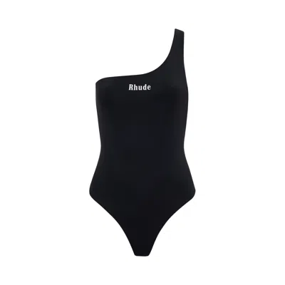 Pre-owned Rhude One-piece Swim 'black' | Women's Size Xl