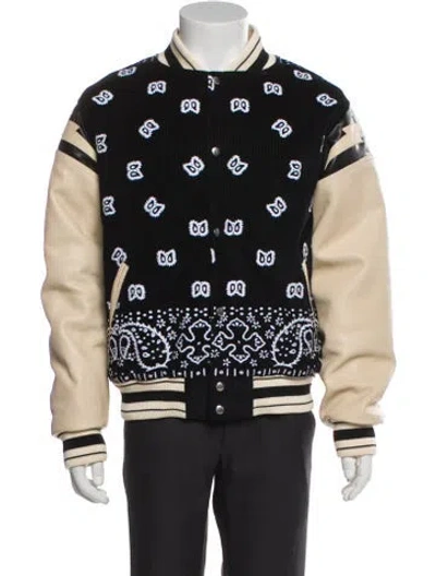 Pre-owned Rhude Paisley Print Bomber Jacket