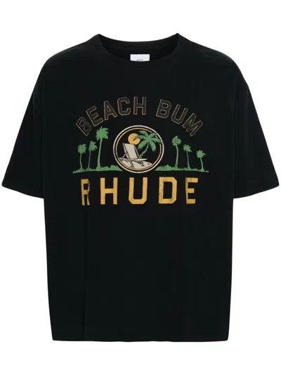 RHUDE RHUDE PALMERA T-SHIRT CLOTHING