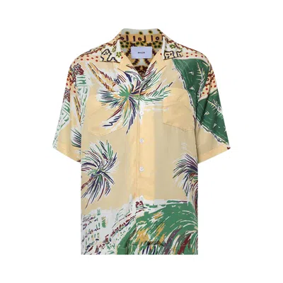 Pre-owned Rhude Palmina Silk Shirt 'multicolor' | Multi-color | Men's Size Xxl