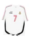 Rhude White Lundun Soccer Jersey T-shirt In White