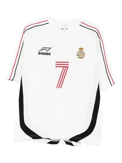 RHUDE PANELLED TEAM T-SHIRT