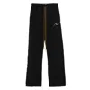 Rhude Drawstring Script Logo Trousers In Black
