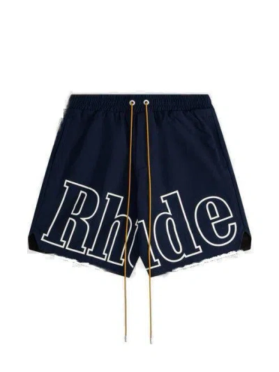 Rhude Trousers In Navy