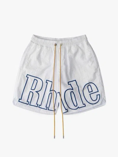 Rhude Trousers In White