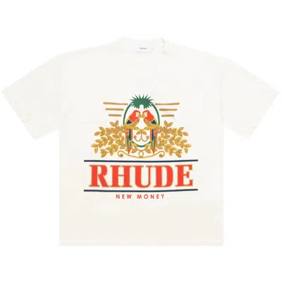 Pre-owned Rhude Parakeet Tee 'vintage White' | Men's Size S