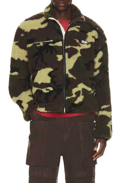 Rhude Parilla Camouflage Jacket In Green  Brown  & Black