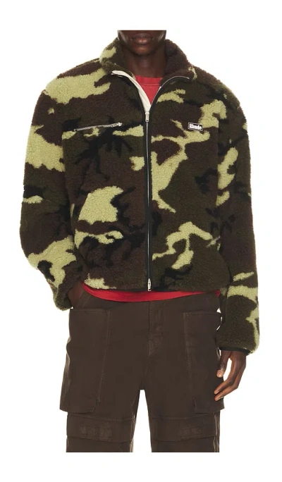 Rhude Parilla Camouflage Jacket In Green  Brown  & Black