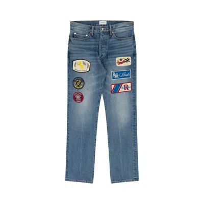 Pre-owned Rhude Patch Denim Pants 'blue' | Men's Size 31