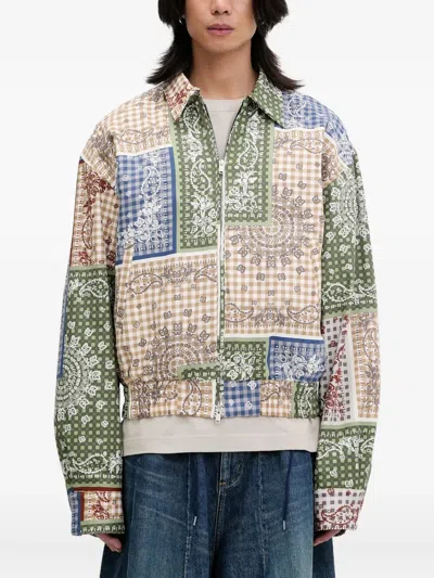 RHUDE PATCHWORK JACKET