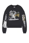 Rhude Sweaters In Vintage Black