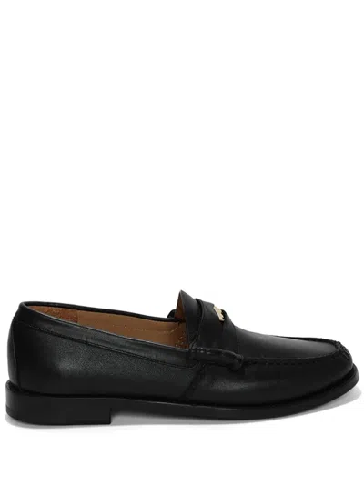 Rhude Round-head Casual Loafers In Black
