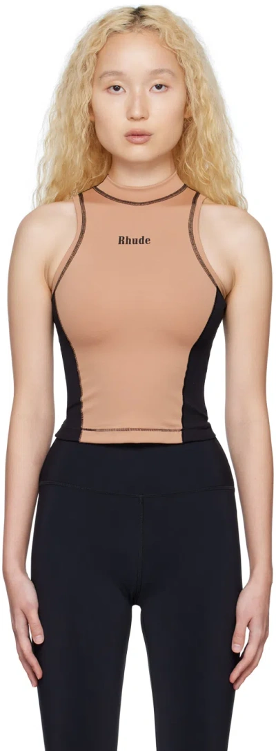 Rhude Pink Classiques Top In 1022 Nude/back
