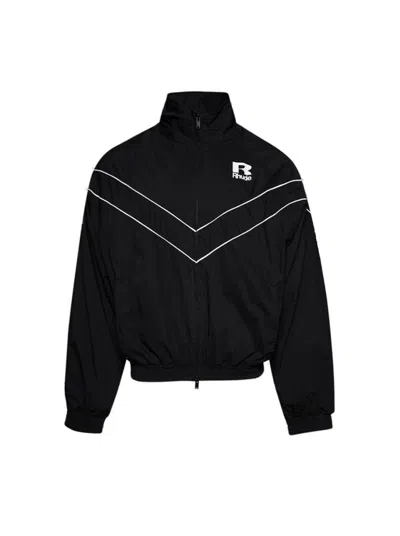 Rhude Black Piping Raglan Track Jacket