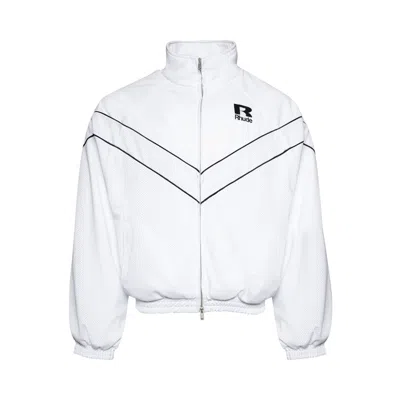 Pre-owned Rhude Piping Raglan Track Jacket 'stark White' | Men's Size L