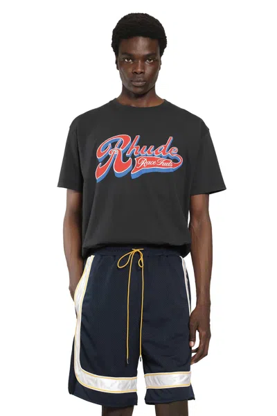 Rhude Pit Stop Tee In Animal Print