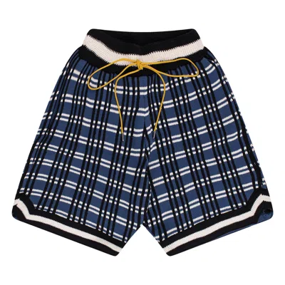Pre-owned Rhude Plaid Basketball Knit Shorts 'multicolor' | Multi-color | Men's Size S