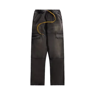 Pre-owned Rhude Plateau Cargo Denim 'black' | Men's Size M