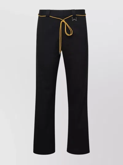 Rhude Man Pantalone Jogger In Black