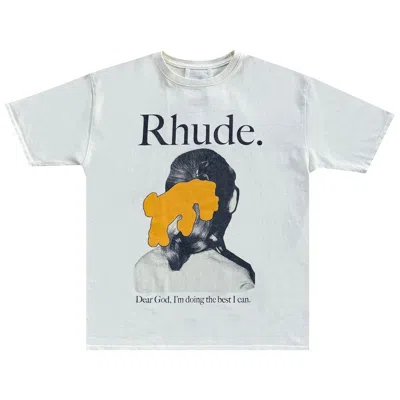 Pre-owned Rhude Ponytail Tee 'vintage White' | Men's Size Xxl