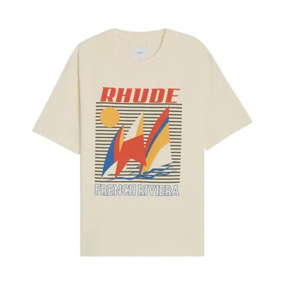 Pre-owned Rhude Poster Tee 'vintage White' | Men's Size S