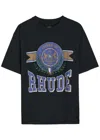 Rhude Cotswold Crest Graphic Print T-shirt In Black