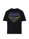 Rhude Printed Front Panel Short Sleeve T-shirt - Size M In Black