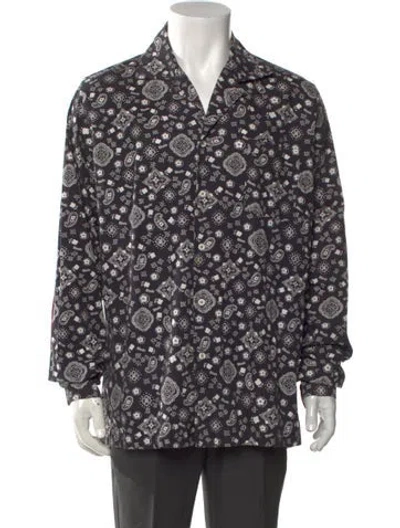 Pre-owned Rhude Printed Long Sleeve Shirt In Multi