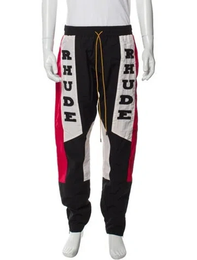 Pre-owned Rhude Printed Lounge Bottoms In Black