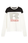 Rhude Racing Panel Long Sleeve Graphic T-shirt In Multi