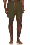 Rhude Radiator Swim Short In Green