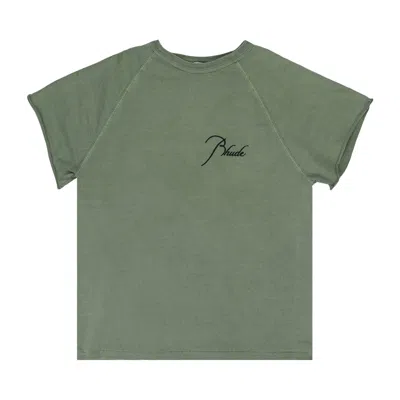 Pre-owned Rhude Raglan T-shirt 'green' | Men's Size M