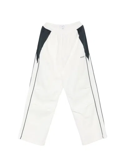 Rhude Ramona Panel-detail Trousers In White