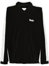 Rhude Man Sweatshirt Black Size Xl Polyester In Blackfwhit