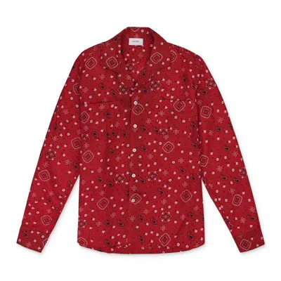 Rhude Bandana-print Long-sleeve Shirt In Multi