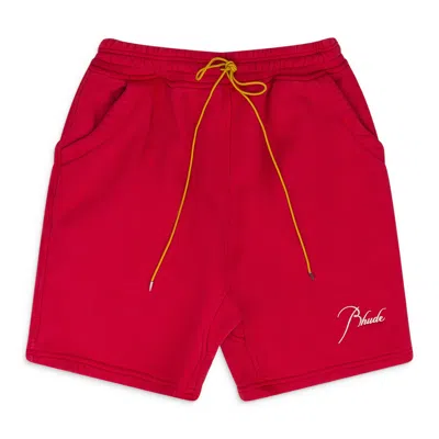 Rhude Red Heavyweight Shorts