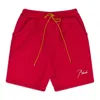 Rhude Drawstring-fastening Shorts In Red