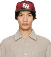 Rhude Red Scramble Logo Cap In Multi
