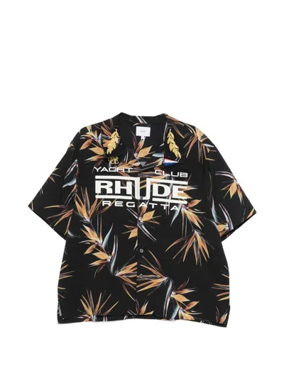 Rhude Regatta Club Hawaiian Shirt Edition In Multi
