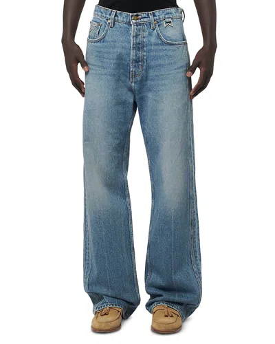 Rhude Relaxed Fit 90s Traxedo 34 Jeans In Indigo In Blue