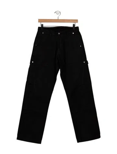 Pre-owned Rhude Relaxed Fit Jeans In Black