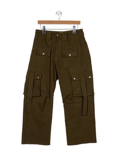 Pre-owned Rhude Relaxed Fit Jeans In Green